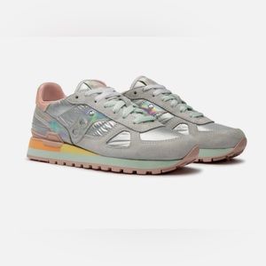 Saucony Women's Athletic Shoes - Gray and Pink
